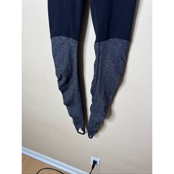 Lululemon Leggings Womens 4 Black Gray Wunder Under Stirrup Athleisure Yoga - Picture 3 of 8